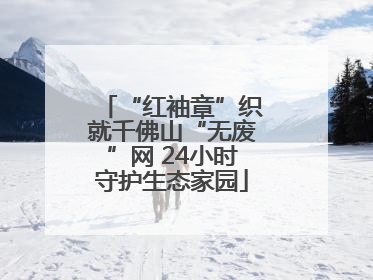 “红袖章”织就千佛山“无废”网 24小时守护生态家园