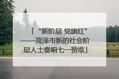 “新阶层 党旗红”——菏泽市新的社会阶层人士奏响七一赞歌