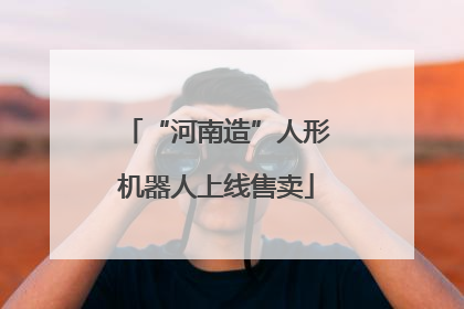 “河南造”人形机器人上线售卖