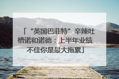 “英国巴菲特”辛辣吐槽诺和诺德：上半年业绩不佳你是最大拖累
