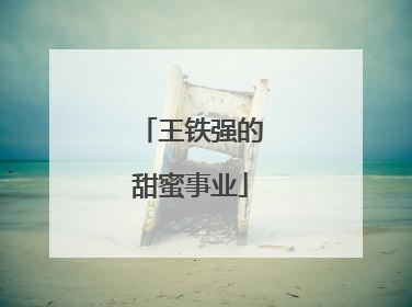 王铁强的甜蜜事业