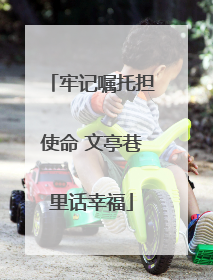 牢记嘱托担使命 文亭巷里话幸福