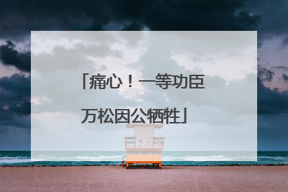 痛心！一等功臣万松因公牺牲