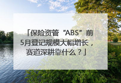 保险资管“ABS”前5月登记规模大幅增长，赛道深耕靠什么？