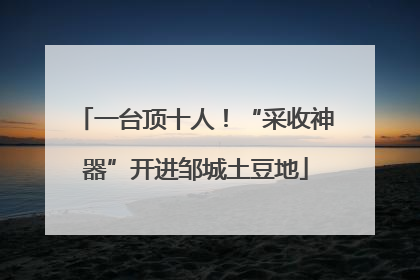 一台顶十人！“采收神器”开进邹城土豆地
