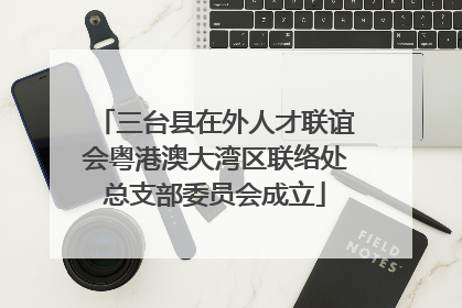 三台县在外人才联谊会粤港澳大湾区联络处总支部委员会成立