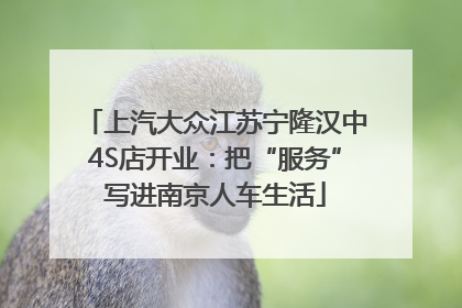 上汽大众江苏宁隆汉中4S店开业：把“服务”写进南京人车生活