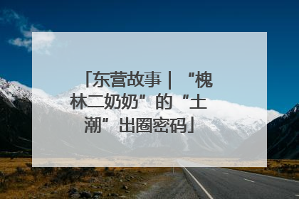 东营故事｜“槐林二奶奶”的“土潮”出圈密码