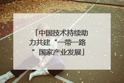 中国技术持续助力共建“一带一路”国家产业发展
