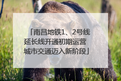 南昌地铁1、2号线延长线开通初期运营 城市交通迈入新阶段
