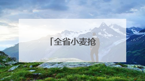全省小麦抢收基本结束