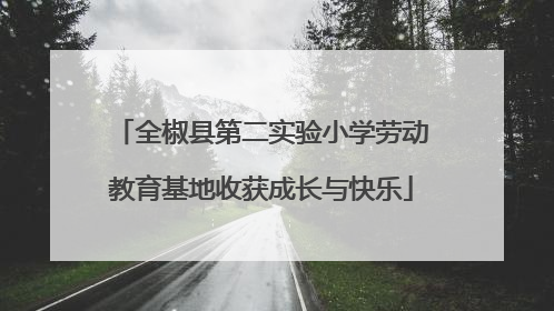 全椒县第二实验小学劳动教育基地收获成长与快乐