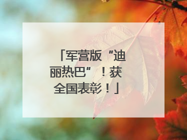 军营版“迪丽热巴”！获全国表彰！