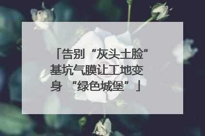 告别“灰头土脸” 基坑气膜让工地变身 “绿色城堡”