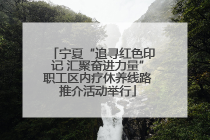 宁夏“追寻红色印记 汇聚奋进力量”职工区内疗休养线路推介活动举行