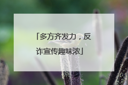 多方齐发力，反诈宣传趣味浓