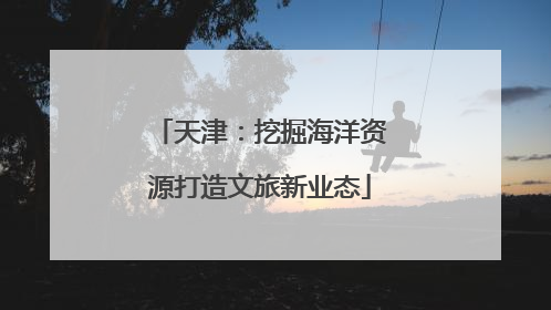 天津：挖掘海洋资源打造文旅新业态