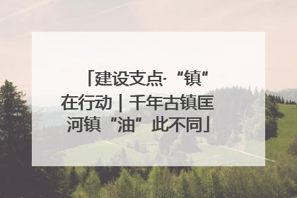 建设支点·“镇”在行动｜千年古镇匡河镇“油”此不同