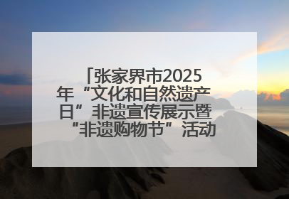 张家界市2025年“文化和自然遗产日”非遗宣传展示暨“非遗购物节”活动在慈利县盛大启幕