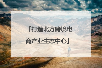打造北方跨境电商产业生态中心