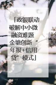 政银联动破解中小微融资难题 金塘创新“年报+信用贷”模式