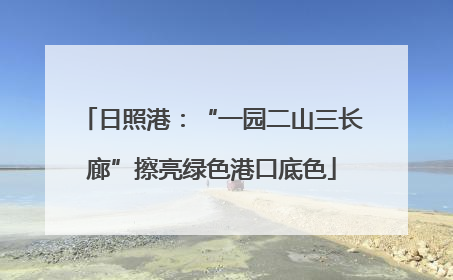 日照港：“一园二山三长廊”擦亮绿色港口底色
