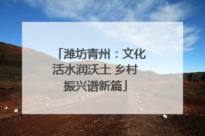 潍坊青州：文化活水润沃土 乡村振兴谱新篇