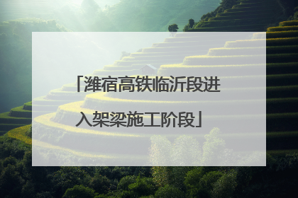 潍宿高铁临沂段进入架梁施工阶段