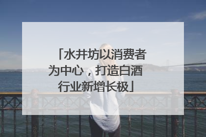 水井坊以消费者为中心，打造白酒行业新增长极