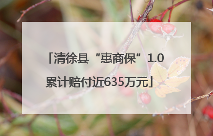 清徐县“惠商保”1.0累计赔付近635万元