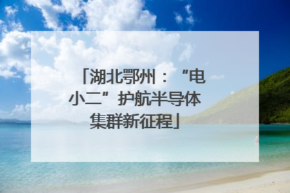 湖北鄂州：“电小二”护航半导体集群新征程