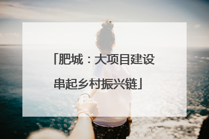 肥城：大项目建设串起乡村振兴链