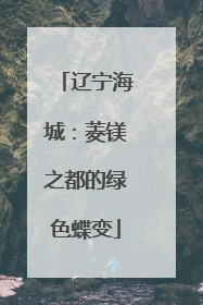 辽宁海城：菱镁之都的绿色蝶变