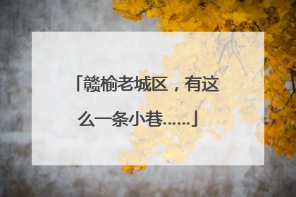 赣榆老城区，有这么一条小巷……