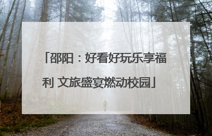 邵阳：好看好玩乐享福利 文旅盛宴燃动校园