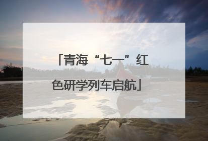 青海“七一”红色研学列车启航