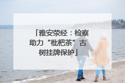 雅安荥经：检察助力“枇杷茶”古树挂牌保护