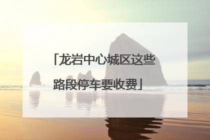 龙岩中心城区这些路段停车要收费
