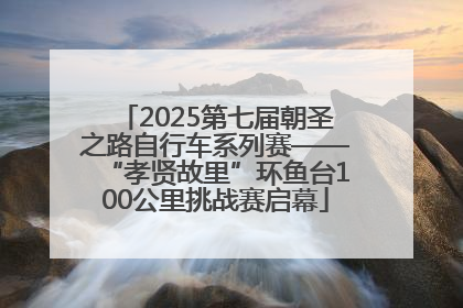 2025第七届朝圣之路自行车系列赛——“孝贤故里”环鱼台100公里挑战赛启幕