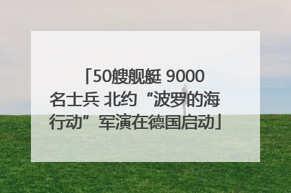 50艘舰艇 9000名士兵 北约“波罗的海行动”军演在德国启动